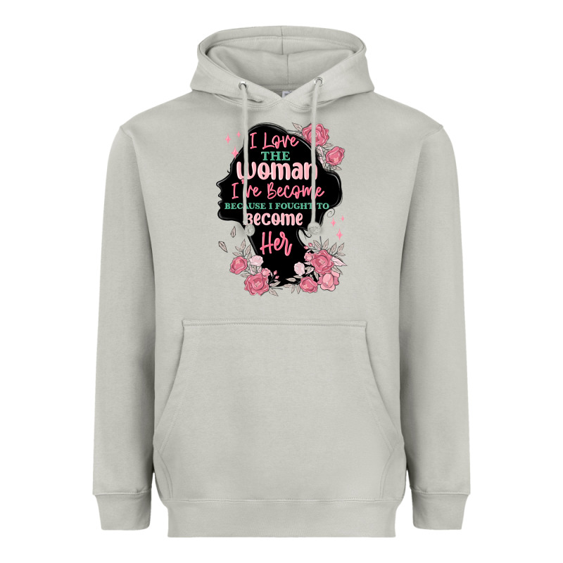 I Love The Woman Ive Become Heavyweight Hoodie by MaliasSmallBusiness | Teevron