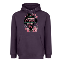 Plum i love the woman ive become Heavyweight Hoodie - MaliasSmallBusiness