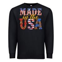 Black made in the usa Premium Sweatshirt - texasbilliewilder