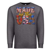 Charcoal Heather made in the usa Premium Sweatshirt - texasbilliewilder