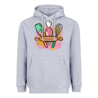 Heather Grey customized kitchen elements Heavyweight Hoodie - MaliasSmallBusiness