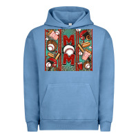 Pigment Pebble Blue baseball mom Urban Hoodie - Jasminsmagicworld