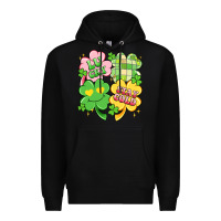 Black lucky stay gold Premium Hoodie - Artiststas