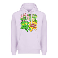 Lilac lucky stay gold Premium Hoodie - Artiststas