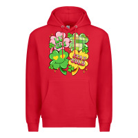 Red lucky stay gold Premium Hoodie - Artiststas
