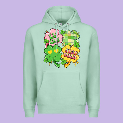 Lucky Stay Gold Premium Hoodie Designed By Artiststas