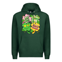 Sports Green lucky stay gold Premium Hoodie - Artiststas