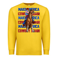 Lemon make america cowboy again Premium Sweatshirt - texasbilliewilder