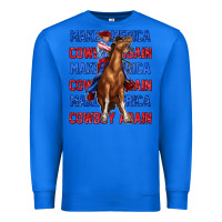 True Royal make america cowboy again Premium Sweatshirt - texasbilliewilder