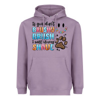 Lavender if you dont brushy brush i will shavey shave Heavyweight Hoodie - MaliasSmallBusiness