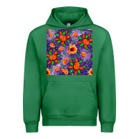 Emerald pumpkin flower halloween seamless pattern Urban Hoodie - BundleAndBundleShop