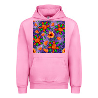 Fuchsia Pink pumpkin flower halloween seamless pattern Urban Hoodie - BundleAndBundleShop