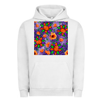 Pigment Lunar Rock pumpkin flower halloween seamless pattern Urban Hoodie - BundleAndBundleShop