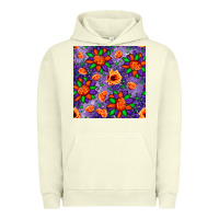 Pigment Pistachio pumpkin flower halloween seamless pattern Urban Hoodie - BundleAndBundleShop