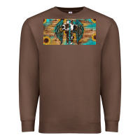 Chestnut Blessed cros sunflowers Premium Sweatshirt - RanaPortraitStore