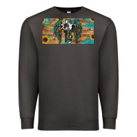 Smoke Blessed cros sunflowers Premium Sweatshirt - RanaPortraitStore