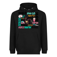 Black nurse Heavyweight Hoodie - MaliasSmallBusiness