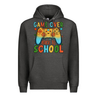 Charcoal Heather game over back to school Premium Hoodie - JahusDesignShop