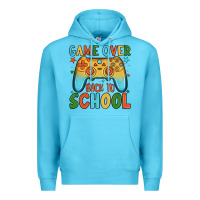 Ocean Blue game over back to school Premium Hoodie - JahusDesignShop