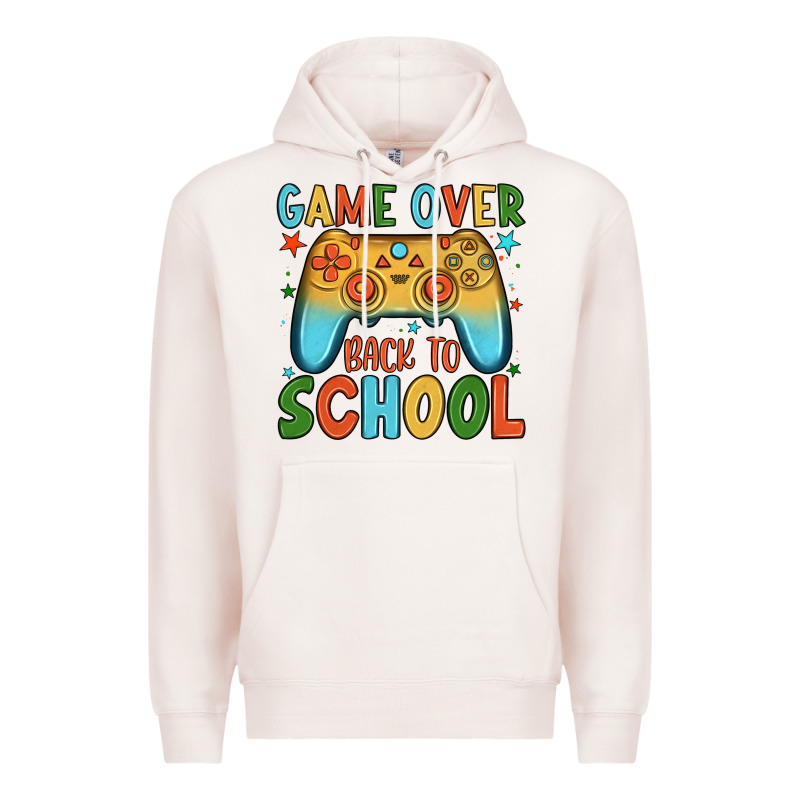 Game Over Back To School Premium Hoodie by JahusDesignShop | Teevron
