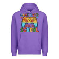 Purple game over back to school Premium Hoodie - JahusDesignShop
