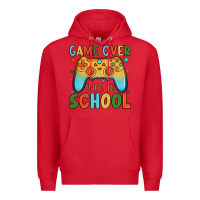Red game over back to school Premium Hoodie - JahusDesignShop