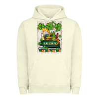 Pigment Pistachio lucky truck Urban Hoodie - AdoDesignShop