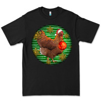 Black new hampshire red chicken christmas Premium Tee - LillyAllenDesigns