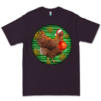 Plum new hampshire red chicken christmas Premium Tee - LillyAllenDesigns