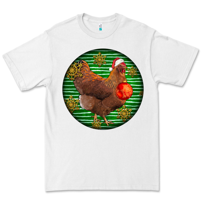 New Hampshire Red Chicken Christmas Premium Tee by LillyAllenDesigns | Teevron