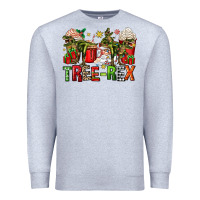 Heather Grey tree rex coffee cups Premium Sweatshirt - Zillion Design Studio