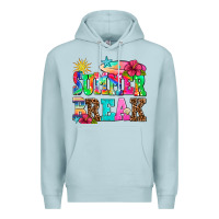 Blue Mist summer break Premium Hoodie - AdoDesignShop