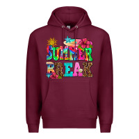 Burgundy summer break Premium Hoodie - AdoDesignShop