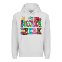 Dove Grey summer break Premium Hoodie - AdoDesignShop