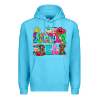Ocean Blue summer break Premium Hoodie - AdoDesignShop