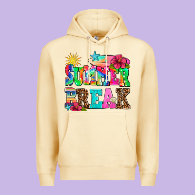 Summer Break Premium Hoodie Designed By Adodesignshop