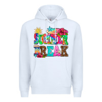 White summer break Premium Hoodie - AdoDesignShop