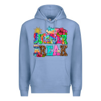 Colony Blue summer break Premium Hoodie - AdoDesignShop