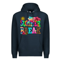 Navy summer break Premium Hoodie - AdoDesignShop