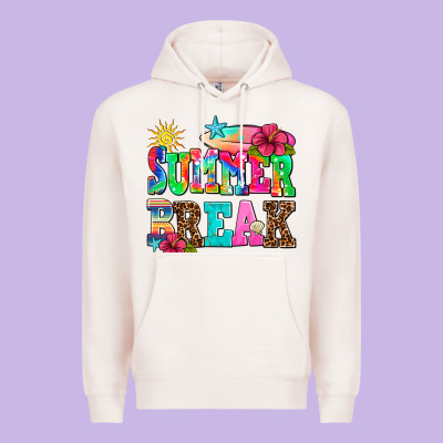 Summer Break Premium Hoodie Designed By Adodesignshop