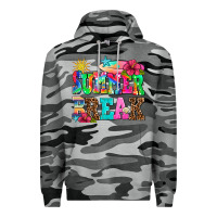 Slate Camo summer break Premium Hoodie - AdoDesignShop