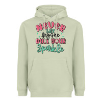 Matcha never let anyone dull your sparkle Heavyweight Hoodie - MaliasSmallBusiness