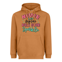 Meerkat never let anyone dull your sparkle Heavyweight Hoodie - MaliasSmallBusiness