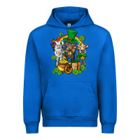 Cobalt little cows and st patricks party Urban Hoodie - AdoDesignShop