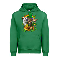 Emerald little cows and st patricks party Urban Hoodie - AdoDesignShop