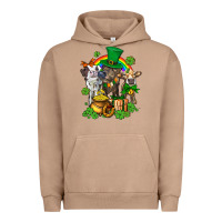 Pigment Burro little cows and st patricks party Urban Hoodie - AdoDesignShop