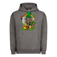 Pigment Tornado little cows and st patricks party Urban Hoodie - AdoDesignShop
