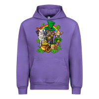 Little Cows And St Patricks Party Urban Hoodie | Teevron