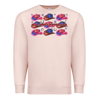 Pale Pink make america western again Premium Sweatshirt - texasbilliewilder
