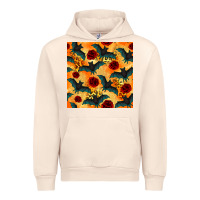 Sandshell halloween bat and roses seamless pattern Urban Hoodie - BundleAndBundleShop